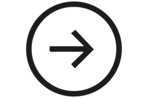 Right arrow icon png on Transparent Background