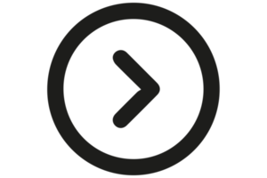 Right arrow icon png on Transparent Background