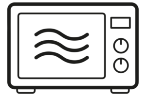 magnetronoven icoon Aan transparant achtergrond png