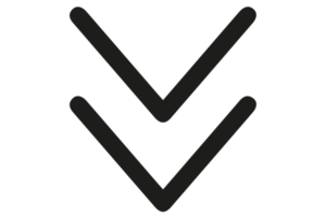 Bottom arrow icon png on Transparent Background