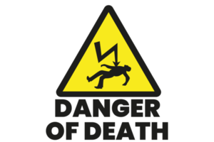 voltage sign on transparent background. png