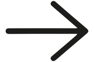 Right arrow icon png on Transparent Background