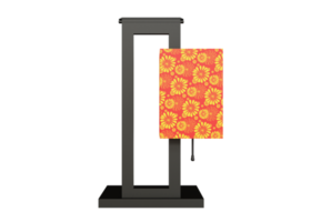 Design 3d rendering of a lamp for furniture needs png