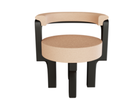 Design 3d rendering of a chair for furniture needs png