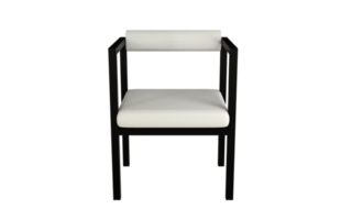 ontwerp 3d renderen van een stoel voor meubilair behoeften png