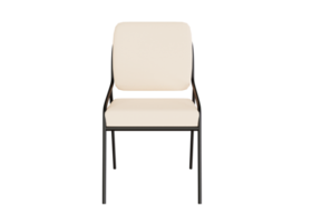 design 3d tolkning av en stol för möbel behov png