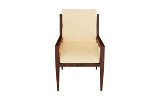 Design 3d rendering of a chair for furniture needs png