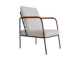 Design 3d rendering of a chair for furniture needs png