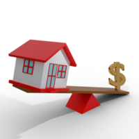 home investitionselement 3d rendern png