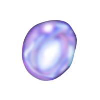 ilustración de gota holográfica png