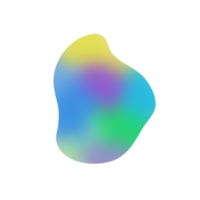 Holographic Blob illustartion png