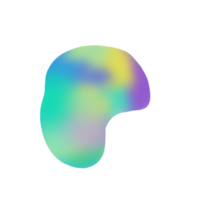 Holographic Blob illustration png