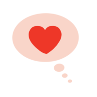 Speech Bubble With Heart png