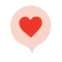 Speech Bubble With Heart png