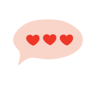 Speech Bubble With Heart png