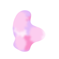 formes de gouttes holographiques png