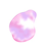 formes de gouttes holographiques png