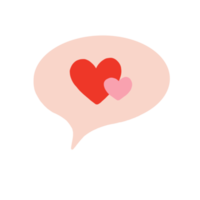 Speech Bubble With Heart png