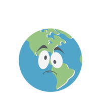 terra globo testa emoticon viso espressione png