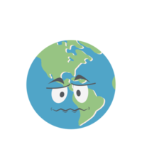 terra globo testa emoticon viso espressione png