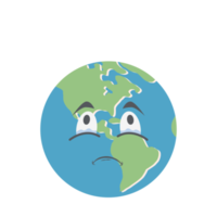 terra globo testa emoticon viso espressione png