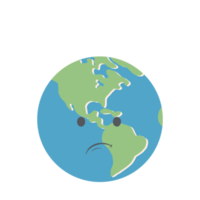 earth globe head emoticon face expression png