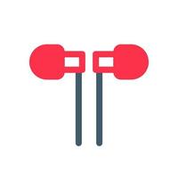 icono de auriculares airpods vector