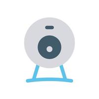 Camera Recorder Icon Flat Style vector