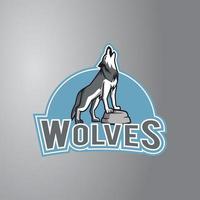 Wolves Symbol Illustration Design vector
