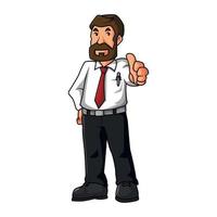 Businessman Thumb Up Vector