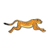 ilustración de vector de animal de guepardo