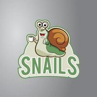 Snail Symbol Illustration Design vector