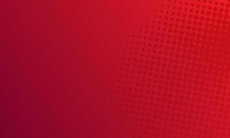Dots halftone red color pattern gradient texture with technology digital background. Pop art comics style. vector