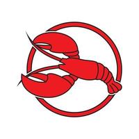 lobster vector illustration design icon