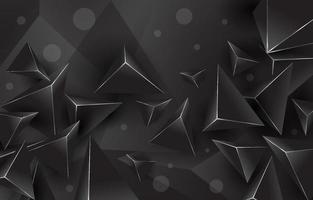 Black Abstract Geometric Background vector