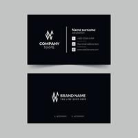 Modern creative clean business card template design. Stationery vector design. Name card design