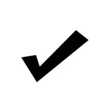 Checkmark vector icon