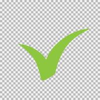 Checkmark icon, vector