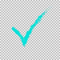 Checkmark icon, vector