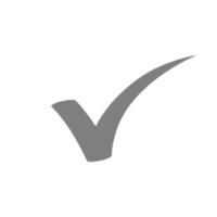 Checkmark icon, vector