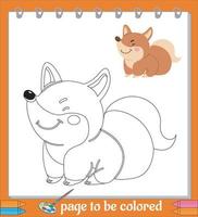 dibujos animados para colorear imágenes para niños vector