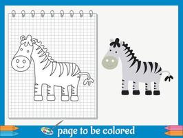 dibujos animados para colorear imágenes para niños vector