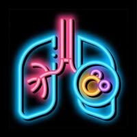 pumping air neon glow icon illustration vector