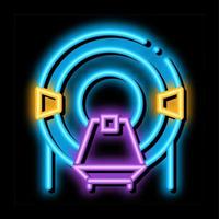 place in solarium neon glow icon illustration vector