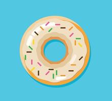 donut aislar elemento vector ilustración