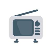 retro tv icon vector