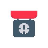 weigh scale icon vector