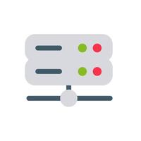 server icon flat vector