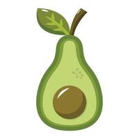 ilustración de vector de aguacate para su elemento de diseño