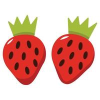 strawberry vector illustration for your design element